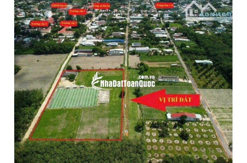 Bán 1,5ha đất ở ngay trung tâm thị trấn Tân Châu Tây Ninh